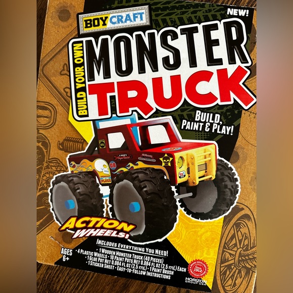 Toys | Brand New Wood Building Monster Truck | Poshmark